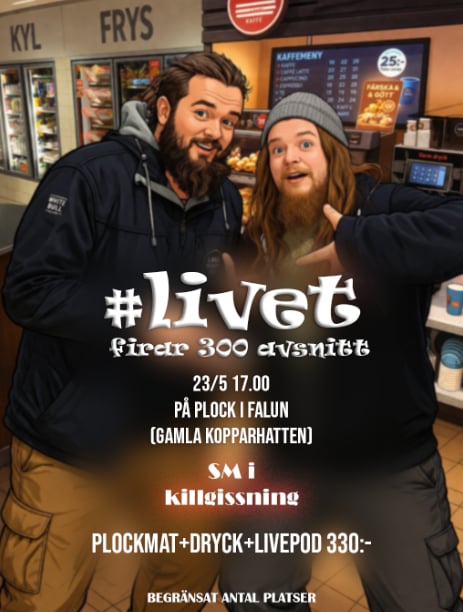 Min podd firar 300 avsnitt